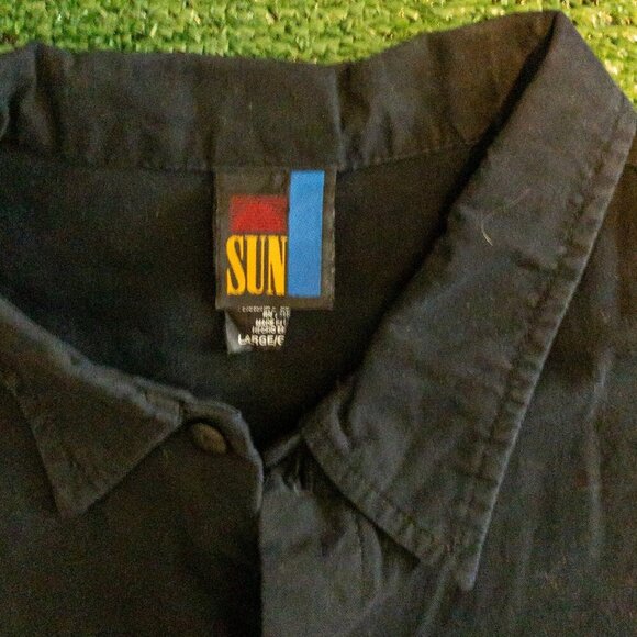 VTG SUN SPORTSWEAR LOONEY TUNES BOWLING SHIRT 1994 RETRO GRAPHIC BUGS TAZ SIZE L - Picture 3 of 7